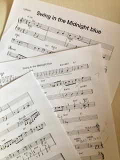 Swing in the midnight blue 譜面